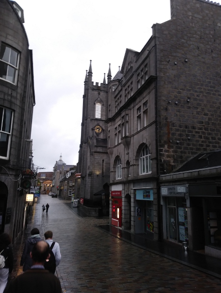 Straßenbild in Aberdeen