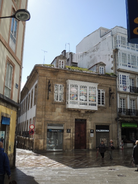 Detail in der Altstadt von La Coruña