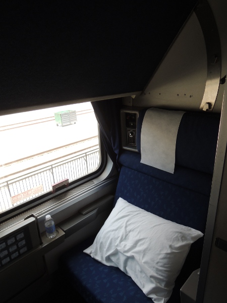 Schlafwagenabteil (Roomette) im California Zephyr