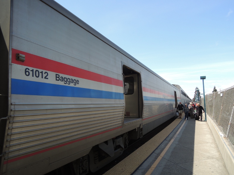 Gepäckwagen des California Zephyr