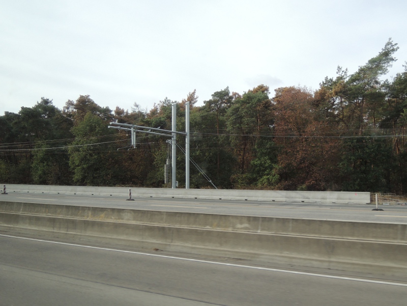 Oberleitung auf der A 5