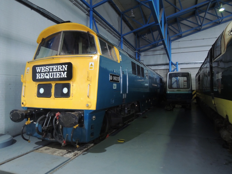 Diesellok im National Railway Museum