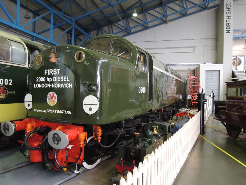 Diesellok im National Railway Museum