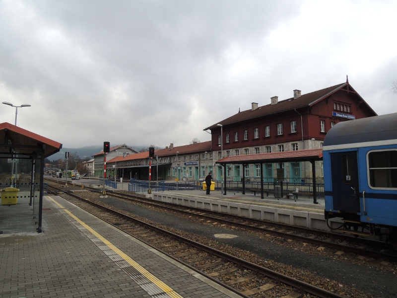 Bahnhof Bayerisch Eisenstein/Železná Ruda-Alžbětín