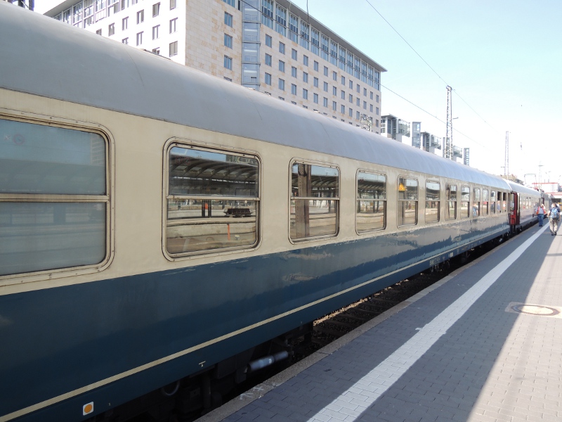 Ein Wagen des Sonderzuges zum DB-Museum Koblenz