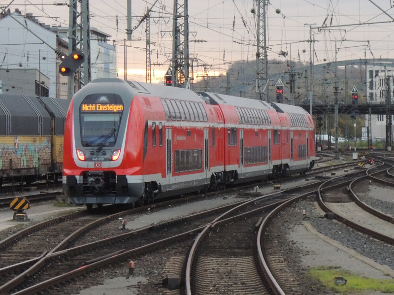 Twindexx-Triebwagen in Würzburg Hbf