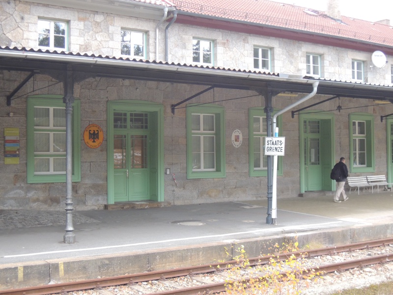 Bahnhof Bayerisch Eisenstein/Železná Ruda-Alžbětín