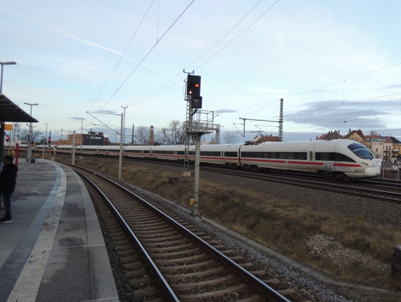 Doppeltraktion ICE-T in Leipzig Nord