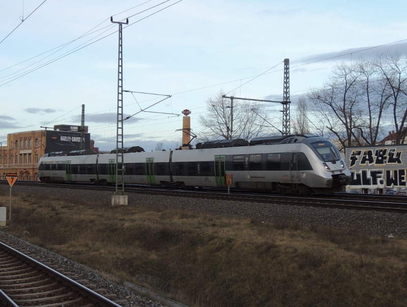 442 der mitteldeutschen S-Bahn in Leipzig Nord