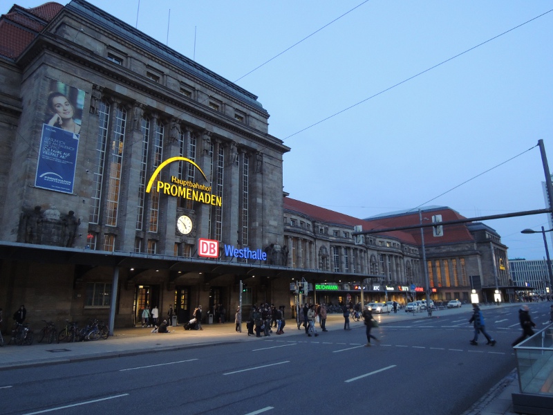 Fassade von Leipzig Hbf