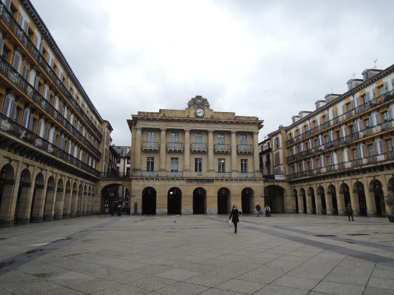 Umbauter Platz in Donostia-San Sebastián