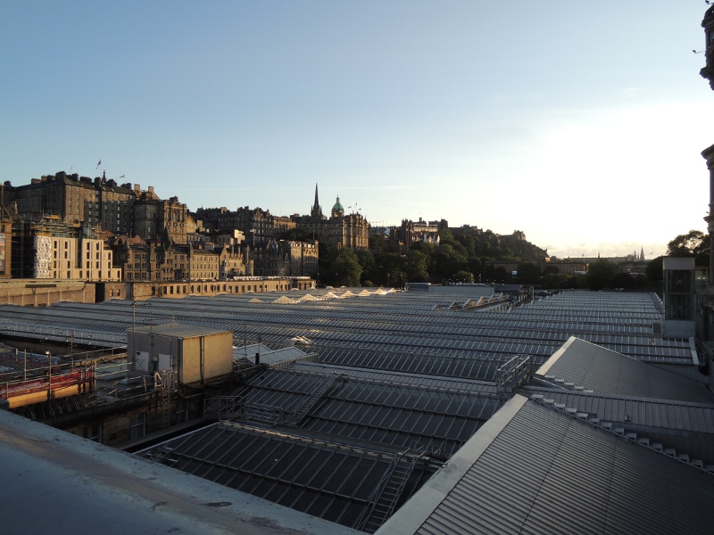 Waverley Station in Edinburgh