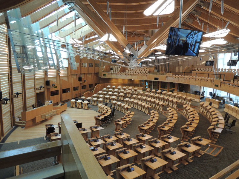 Schottisches Parlament in Edinburgh