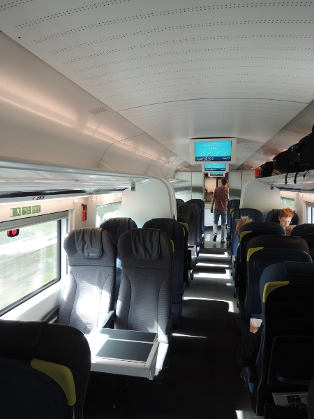 2. Klasse im Eurostar 320