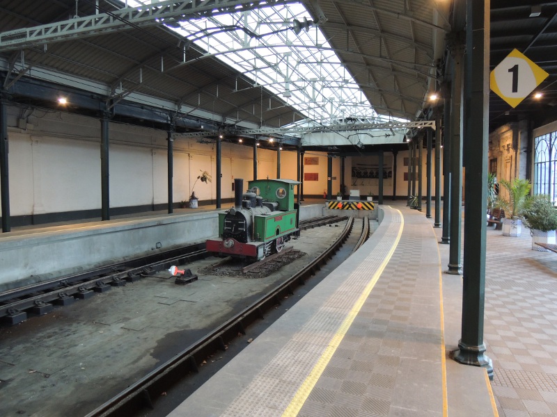 Blick in den Bahnhof Bilbao-La Concordia