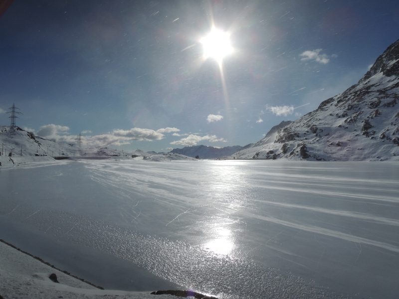 Lago Bianco bei Ospizio Bernina