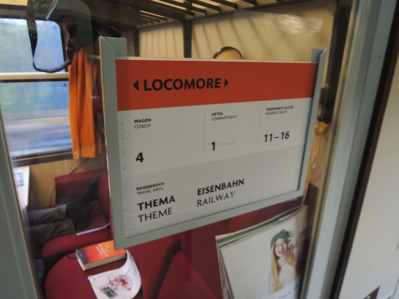 Themenvorschlag für ein Abteil des Locomore