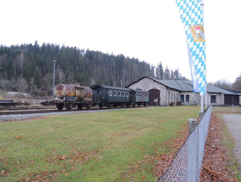 Außengelände des Lokalbahnmuseums Bayerisch Eisenstein