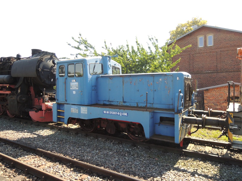 Normalspur-Diesellok der Mansfelder Bergwerksbahn