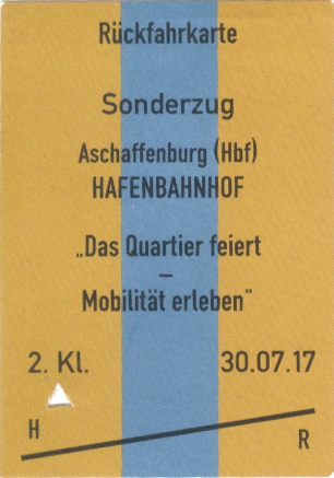 Kostenlose Fahrkarte für die Sonderfahrt auf der Hafenbahn