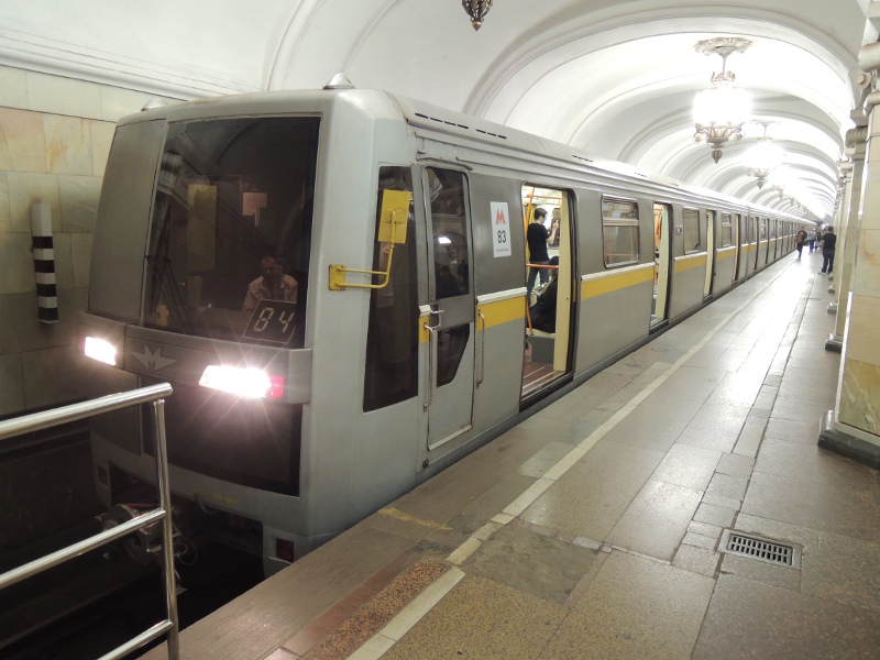 Zug der Moskauer Metro