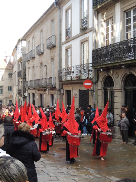 Palmsonntagsprozession in Santiago de Compostela