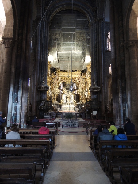 In der Kathedrale von Santiago de Compostela