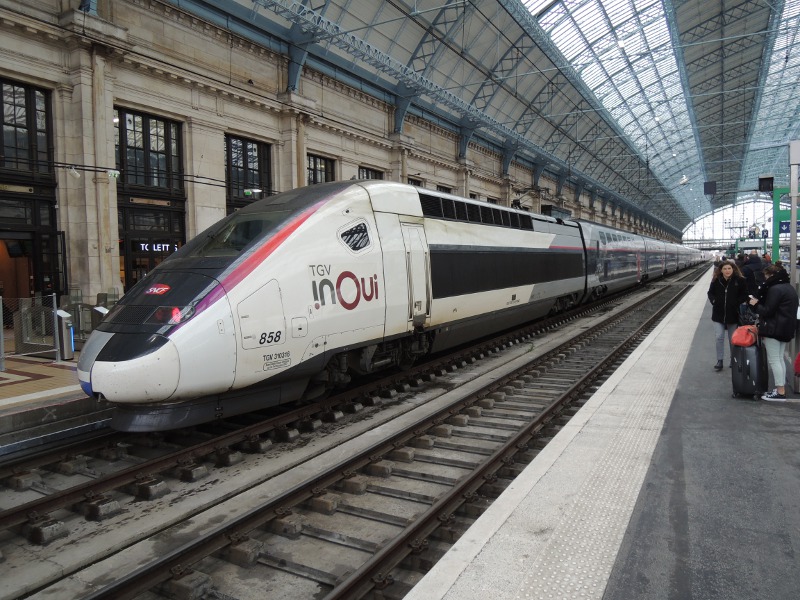 TGV Duplex in Carmillon-Lackierung in Bordeaux-Saint-Jean