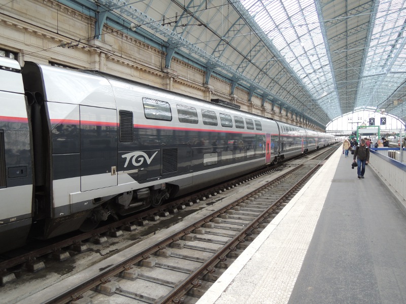 TGV Duplex in Carmillon-Lackierung in Bordeaux-Saint-Jean