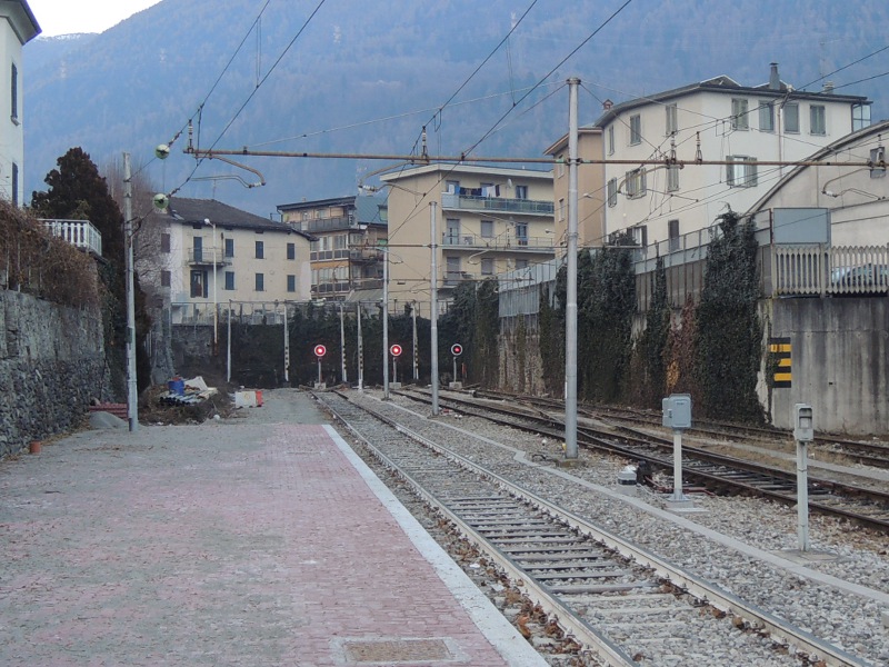 Streckenende in Tirano