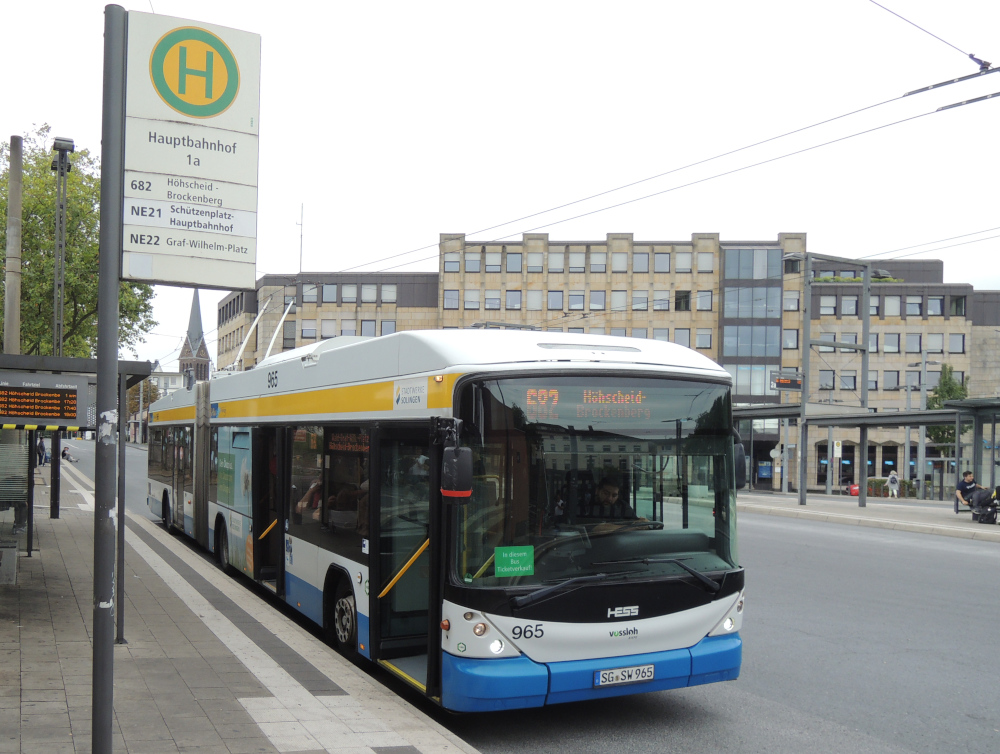 Hess-Obus der Stadtwerke Solingen