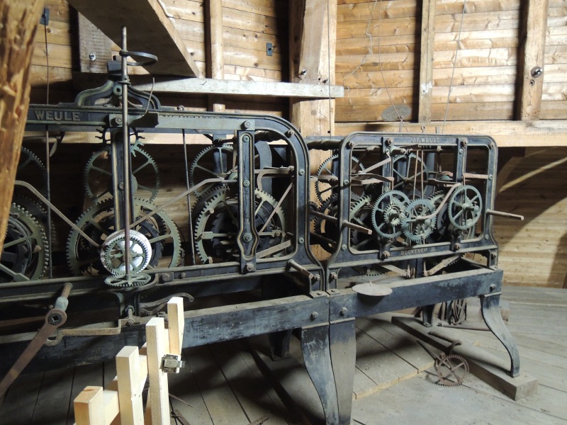 Uhrwerk auf dem St.-Cosmae-und-Damian-Kirchturm in Stade