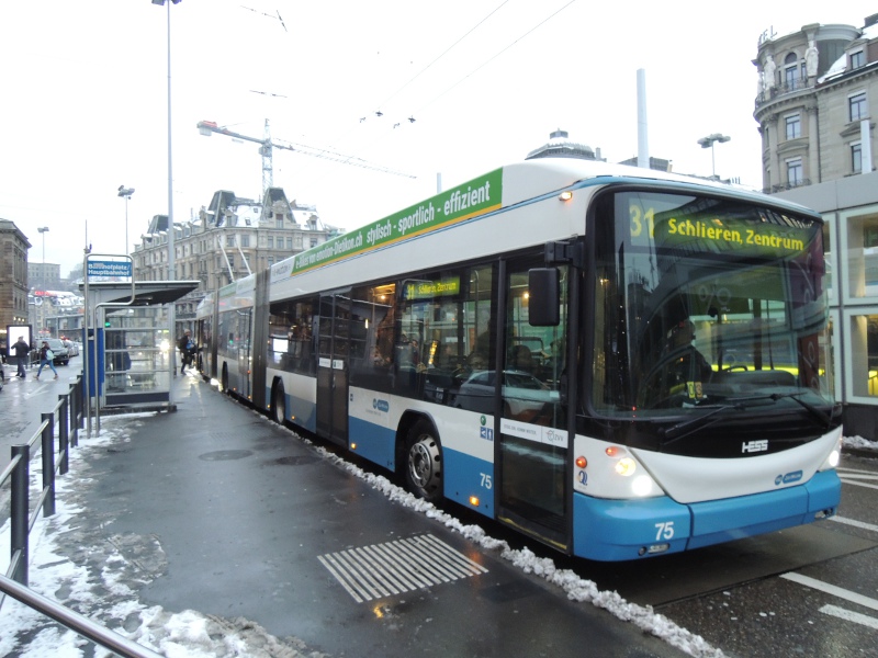 Doppelgelenk-Obus der VBZ