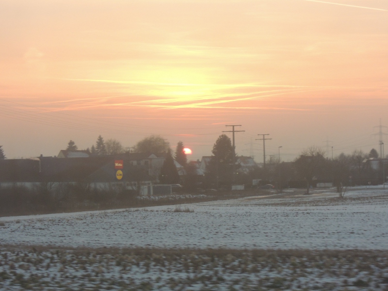 Wintersonne über Oberfranken